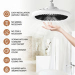 Ventilador de Techo con Luz