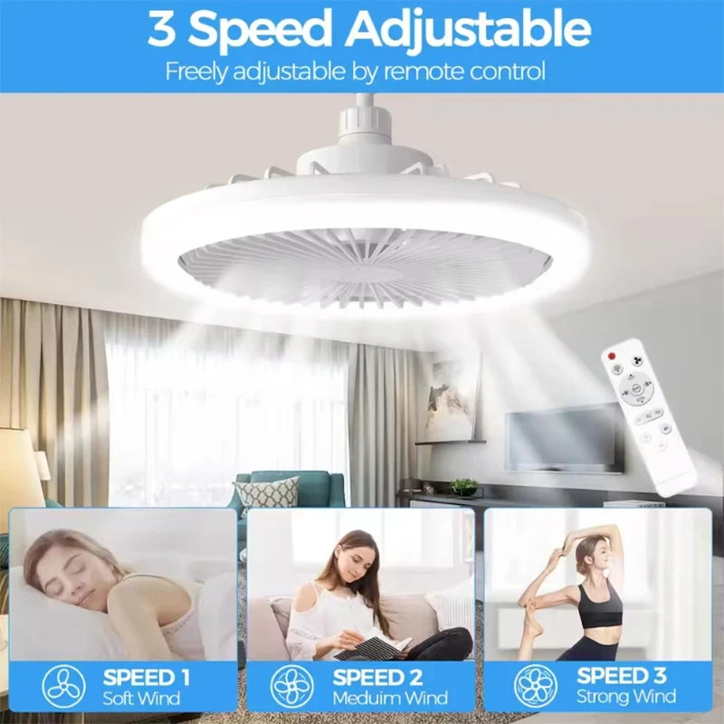 Ventilador de Techo con Luz