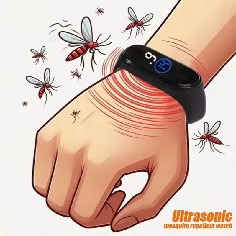 Wearable Ultrasonic Mosquito Repellent Wristband