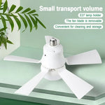 Smart Ceiling Fan with Lighting Base